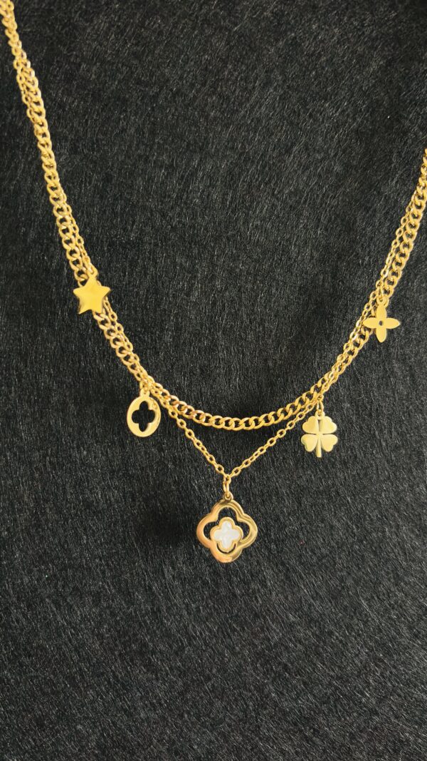 Charm Cascade Necklace - Image 2