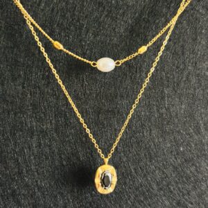 Midnight Grace Layered Necklace