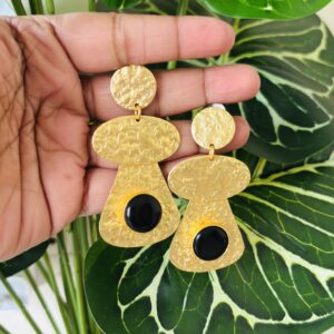 Golden Noir Earrings