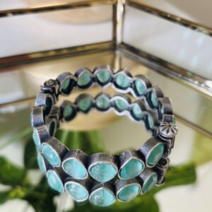 Ocean Mist Brass Screw-Cuff