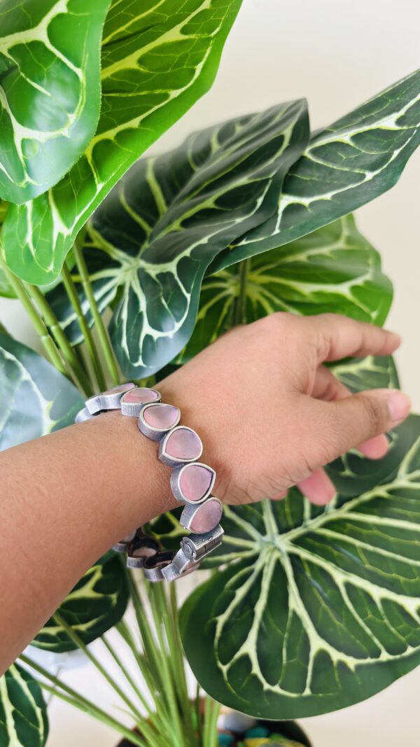 Pink Dawn Brass Screw-Cuff - Image 3
