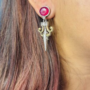 Royal Scroll Drop Earrings