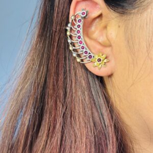 Surya Pushp Brass Ear Cuff