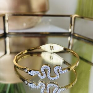 Serpentine Glow Bangle